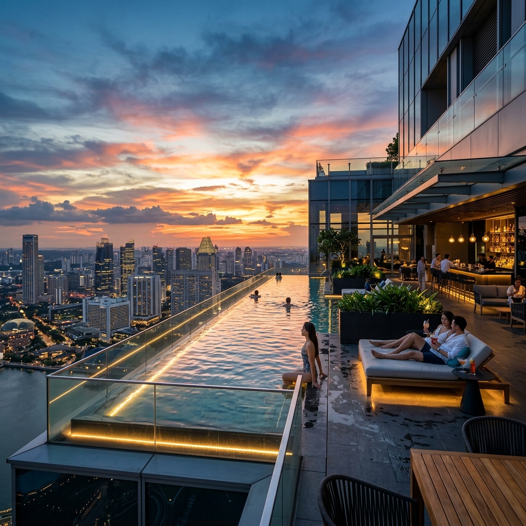 Infinity Evana Punawale resort-style infinity pool